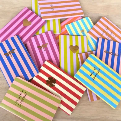 Travel accessories - Stripes Notebook - COTIANA