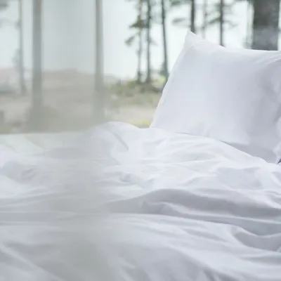 Bed linens - Eden Bedlinen Set Frost White - LUIN LIVING