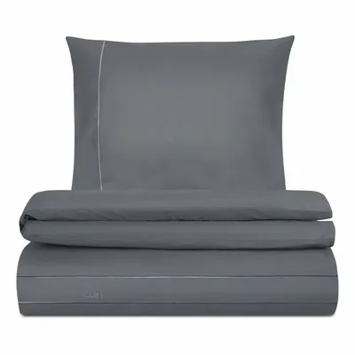 Bed linens - Eden Bedlinen Set Steel Grey - LUIN LIVING