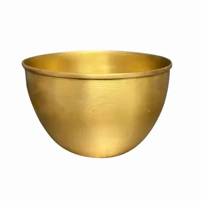 Objets de décoration - BOL EN LAITON LISSE DORÉ 'MOON' - KARAWAN AUTHENTIC