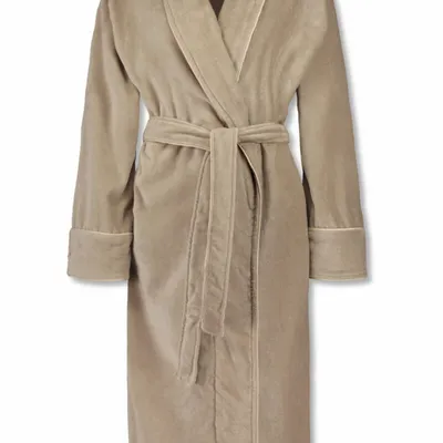 Bathrobes - Haven Beige Bathrobe - LUIN LIVING