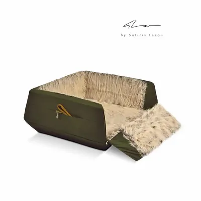 Ottomans - PET BOX WITH ARTIFICIAL FUR - POUFOMANIA