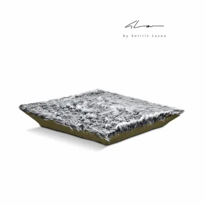 Ottomans - PET BED WITH ARTIFICIAL FUR - POUFOMANIA