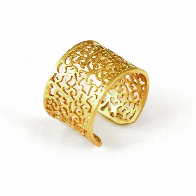 Jewelry - ADJUSTABLE RING\" SECRET GARDEN\ " - KARAWAN AUTHENTIC