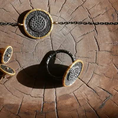 Bijoux - BAGUE "NUIT DES TEMPS" - COLLECTION ARKEOS - KARAWAN AUTHENTIC