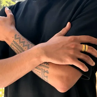 Bijoux - BAGUE 'DAY' AJUSTABLE  ''NUIT DES TEMPS'' - KARAWAN AUTHENTIC