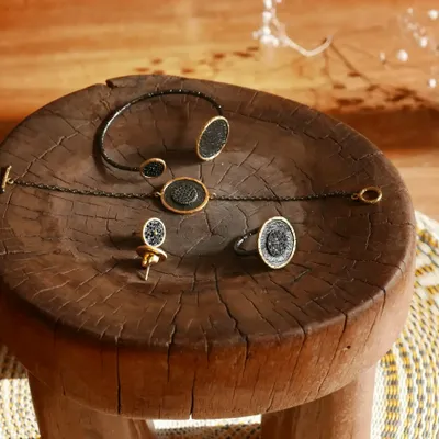 Bracelets - BRACELET "NUIT DES TEMPS" - COLLECTION ARKEOS - KARAWAN AUTHENTIC