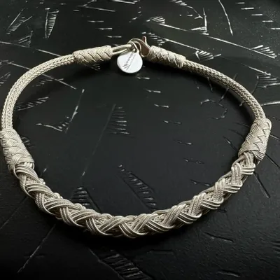 Bracelets - BRACELET TRESSE HOMME ET FEMME EN ARGENT 925 - KARAWAN AUTHENTIC