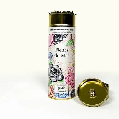 Cadeaux - Flacon Fleur du Mal - Thé vert grenade agrumes fleurs - GAUCLIN