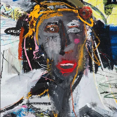 Paintings - Painting\" Sun red\” by Monsieur Jamin - GALERIE SEBBAN