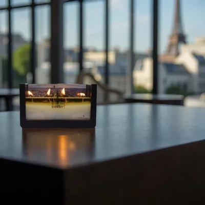 Candles - Scented candle, Escape to Paris - Travel memories - Vegan wax - BOUGIES CANDLEARTH