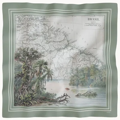 Foulards et écharpes - Foulard en twill - MAOULI