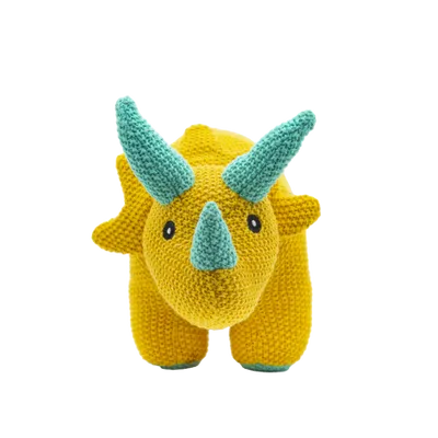 Soft toy - Cotton Triceratops Stuffed Toy - CUTE SINCE 1999