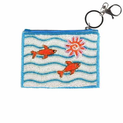 Bags and totes - Beach Feast Coin Pouch - NAMJOSH