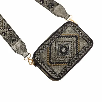 Bags and totes - Metallic Aztec Weave bag - NAMJOSH