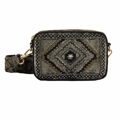 Sacs et cabas - Sac tissé aztèque métallisé - NAMJOSH