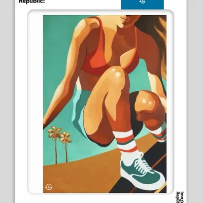 Poster - Poster Emilie Arnoux - IMAGE REPUBLIC :