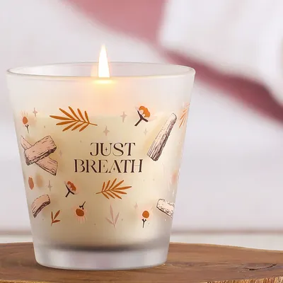 Candles - Energy of Nature Brown - Sandalwood Scented Candle 130 g. - RUBY