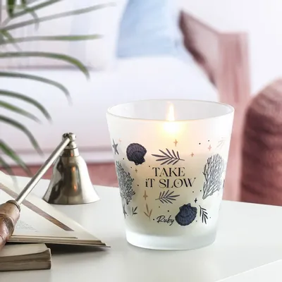 Bougies - Energy of Nature Blue - Bougie parfumée au bois de santal 130 g. - RUBY