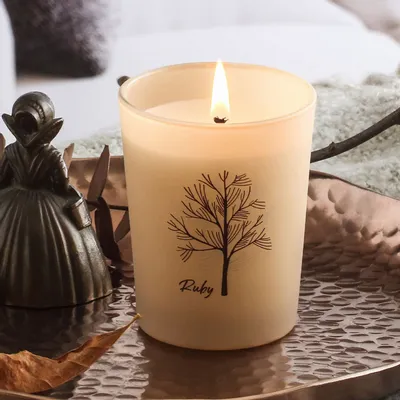 Bougies - Shade Of Nature - Bougie parfumée à la vanille 100 g. - RUBY