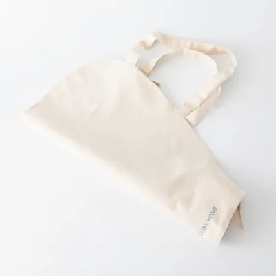 Bags and totes - Flower Bag – Organic Cotton with Blue Embroidery - OURY HOME