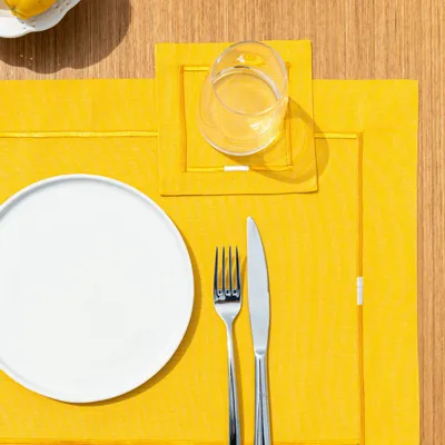 Table linen - Yaz Placemat - Mustard - ATELIER 99