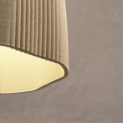 Hanging lights - WHALEBONE - 3D printed ceramic hanging lamp - KERAMIK