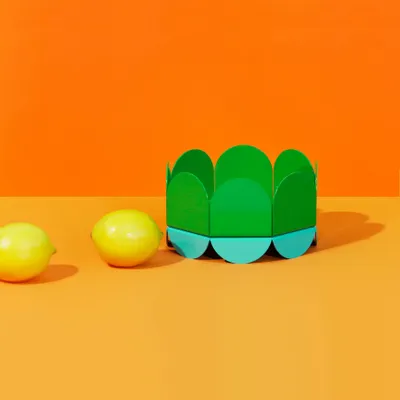 Platter and bowls - Wave Bowl S – Sculptural Small Fruit Basket - ISUWA