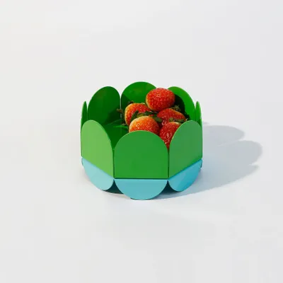 Platter and bowls - Wave Bowl S – Sculptural Small Fruit Basket - ISUWA