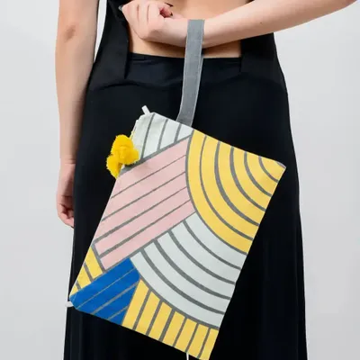 Bags and totes - Chromatic Orbit Wristlet Bag - KORES ACCESSORIES