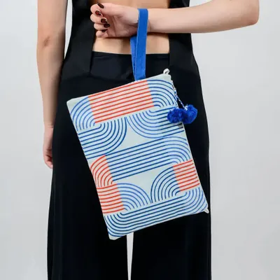 Bags and totes - Etheral motion A Wristlet Bag - KORES ACCESSORIES