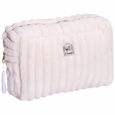 Travel accessories - Quilted Minky Toiletry Bag - POULE HOUSE