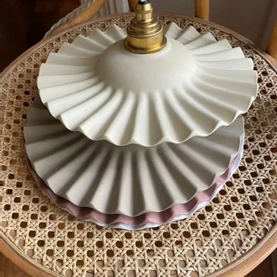 Suspensions - Viana suspension en porcelaine 24 cm - LUZ EDITIONS