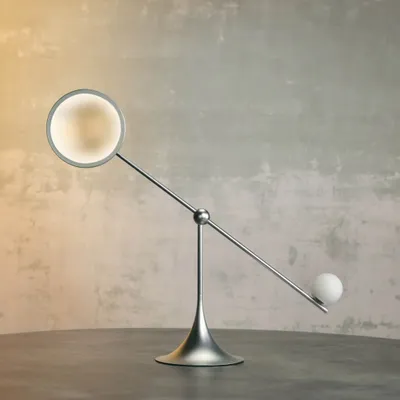 Desk lamps - Ovo Desk Lamp Silver - LUMIO