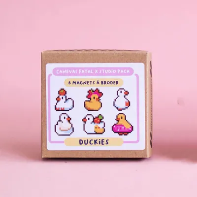 Loisirs créatifs pour enfant - Kit Magnet - Duckies - CANEVAS FATAL