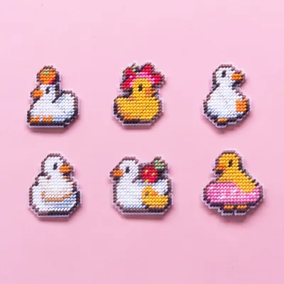 Children's arts and crafts - Magnet kit - Duckies - CANEVAS FATAL
