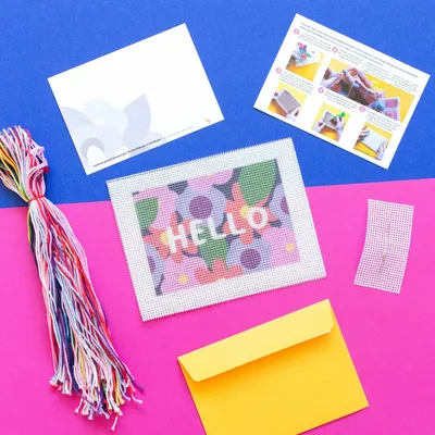 Cadeaux - Canevas Postal - Hello Flowers - CANEVAS FATAL