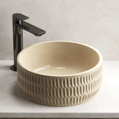Washbasins - 'HAZE' Wash basin - 3D ceramic printed sink - KERAMIK