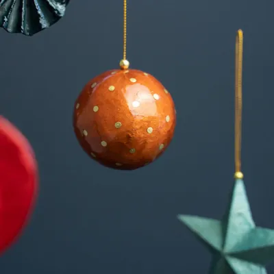 Other Christmas decorations - Xmas balls with dots - KINTA