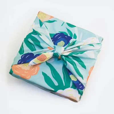 Gifts - Reusable gift wrap (furoshiki) 100 x 100 cm - PAKÉ