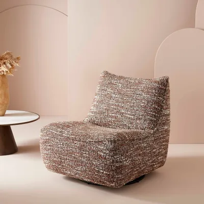 Fauteuils - FAUTEUIL PIVOTANT LUKE - SIGNATURE MOBILIER ET DÉCORATION