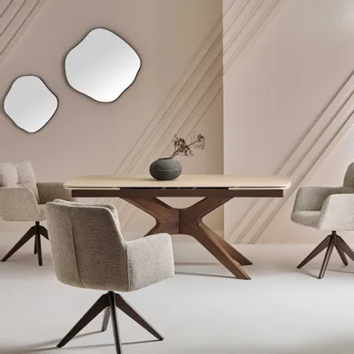 Dining Tables - TIVOLI DINING ROOM TABLE - SIGNATURE MOBILIER ET DÉCORATION