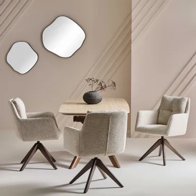 Chaises - FAUTEUIL DE TABLE DANTE - SIGNATURE MOBILIER ET DÉCORATION