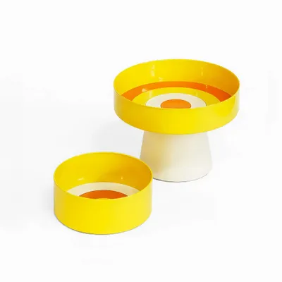 Platter and bowls - Loop Serving Bowl – Rhythm in Form and Color - ISUWA