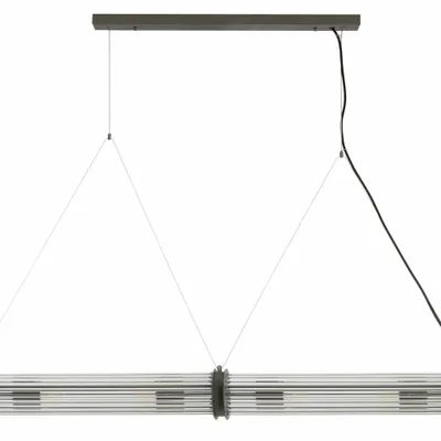 Suspensions - Lustre double Tube - SIGNATURE MOBILIER ET DÉCORATION