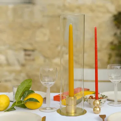 Décorations pour tables de Noël - Bougeoir laiton Folies 1920 - MAISON PECHAVY