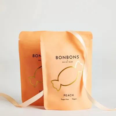 Candy - Peach Bonbon by OH MY GUM ! 15 pouches - OH MY GUM !