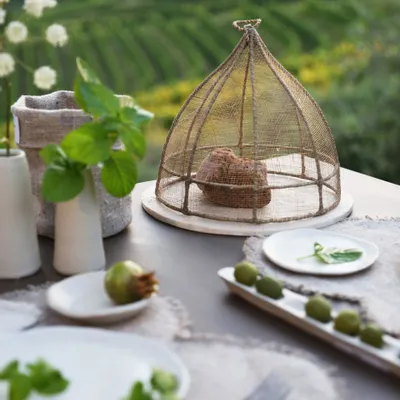 Trays - 100% abaca food covers - FIORIRA UN GIARDINO SRL