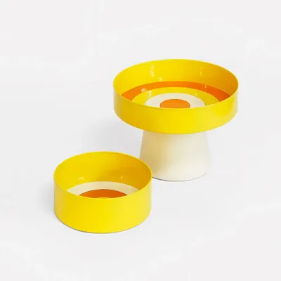Platter and bowls - Loop Serving Bowl – Rhythm in Form and Color - ISUWA