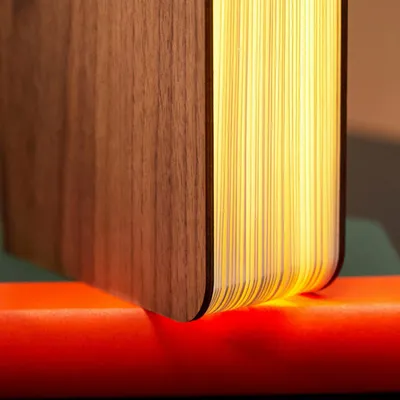 Lampes sans fil  - Lampe de lecture Lito Classic en noyer - LUMIO